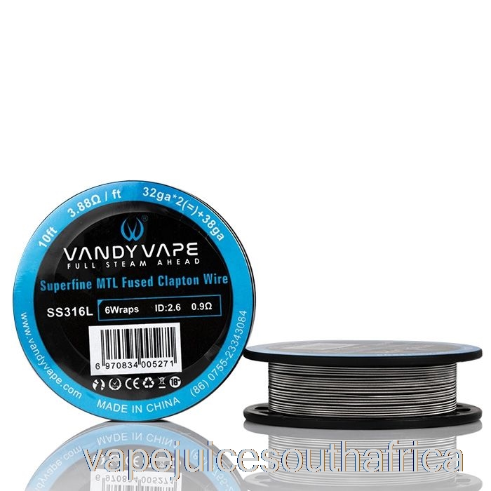 Vape Pods Vandy Vape Superfine Mtl Wire Spools - 10 Feet 3.88Ohm Ss Fused Clapton Wire